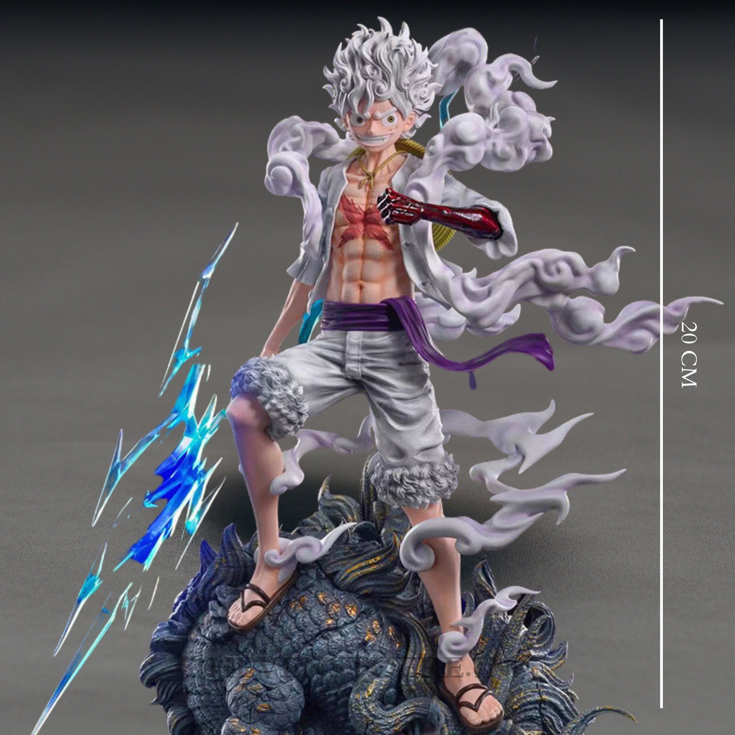 Figure no. 1 LUFFY standing on Kaido(ONE PIECE) ANIME ACTION FIGURE 20CM