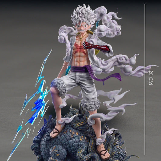Figure no. 1 LUFFY standing on Kaido(ONE PIECE) ANIME ACTION FIGURE 20CM